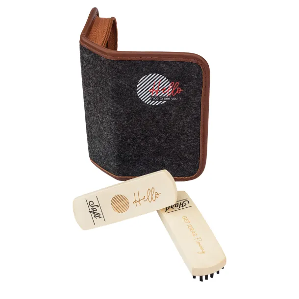 DERBY shoe shine kit Graphite