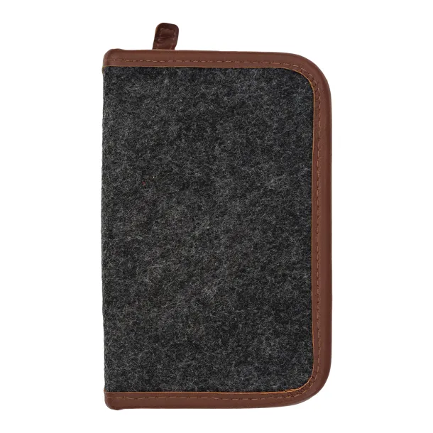 DERBY set za poliranje cipela Grafitna