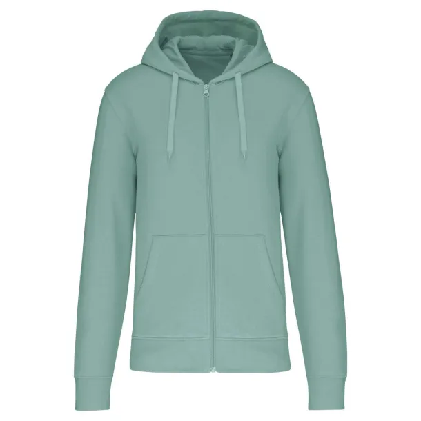 MEN'S ECO-FRIENDLY HOODED SWEATSHIRT WITH ZIP FASTENING - Kariban Sage