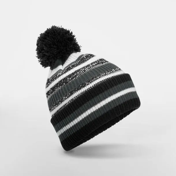  Multi-Sport Fan Beanie - Beechfield Black Graphite Grey
