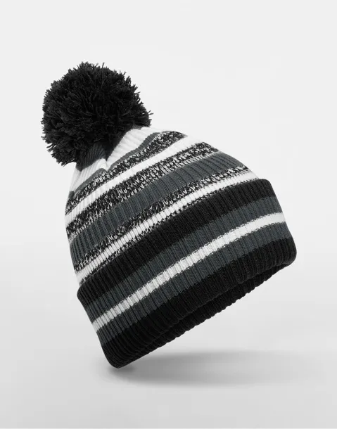  Multi-Sport Fan Beanie - Beechfield Black Graphite Grey