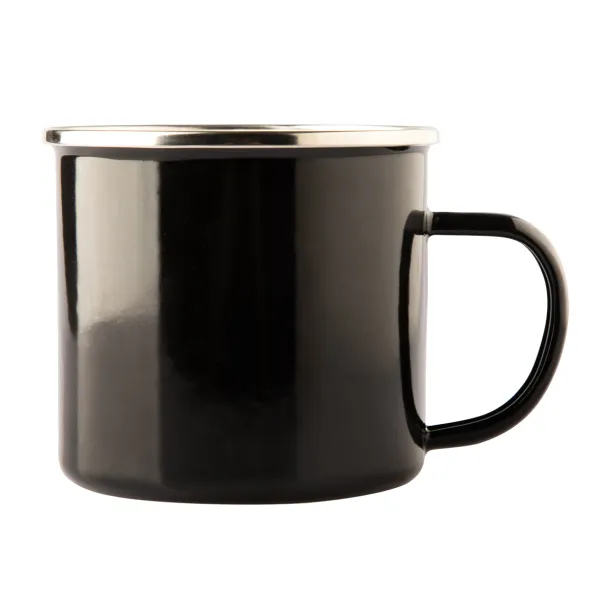 OLDSCHOOL 500 ml enamel mug  Black