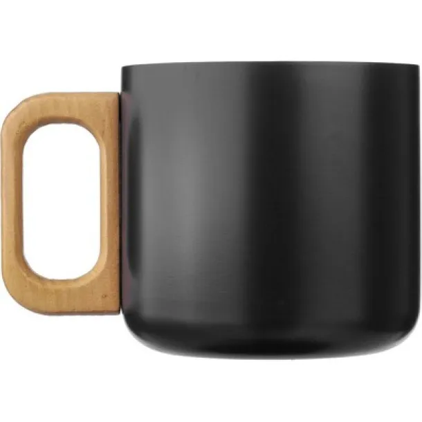  Šalica od recikliranog nehrđajućeg čelika 400 ml black