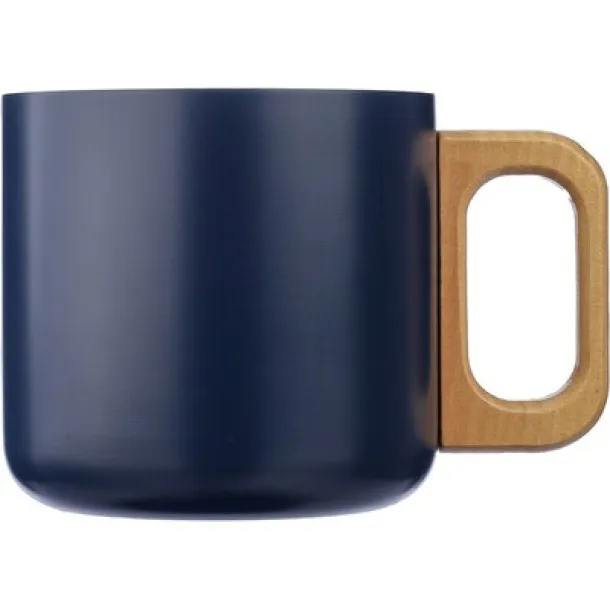  Recycled stainless steel mug 400 ml navy blue