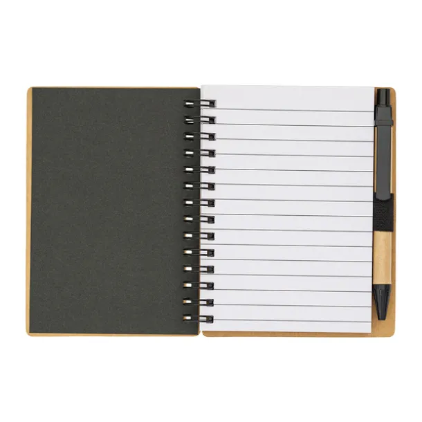 SMILE notebook and pen set Black