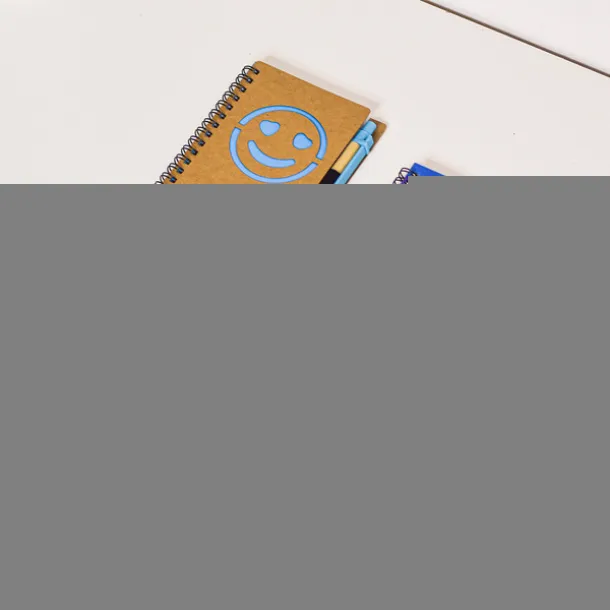 SMILE notebook and pen set Red