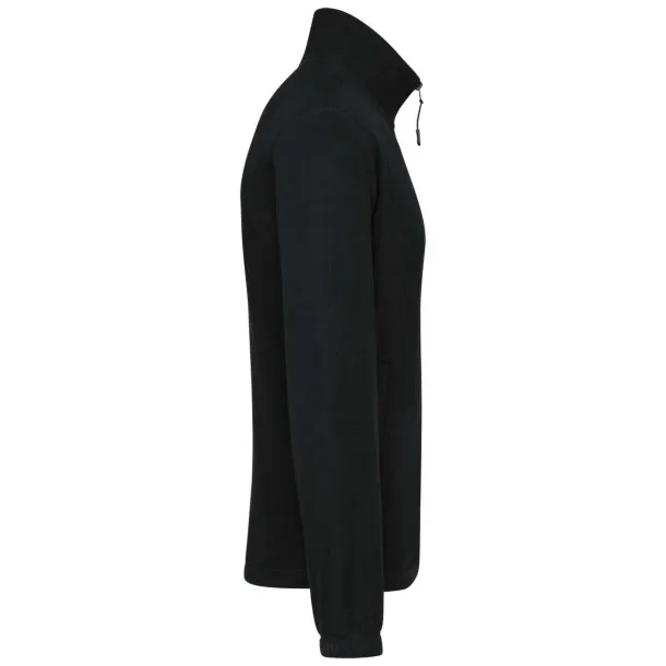  UNISEX MICROFLEECE ELASTICATED JACKET - Kariban Black