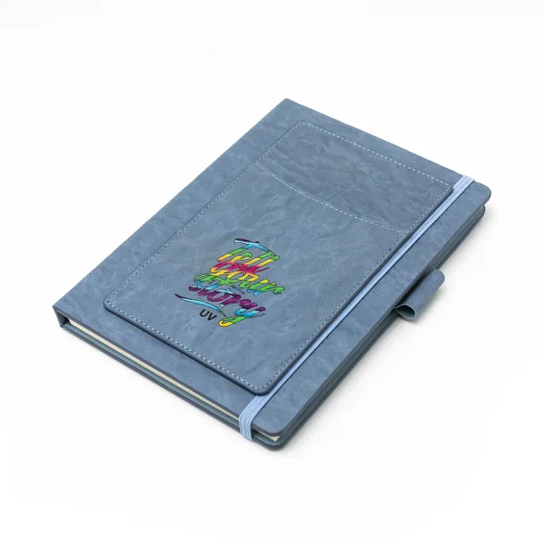 SAVONA notebook with organizer Blue