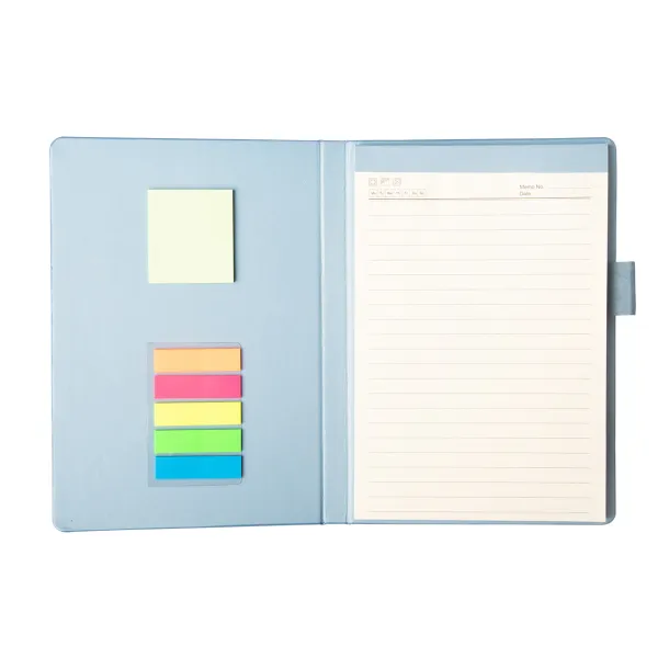 SAVONA notebook with organizer Blue