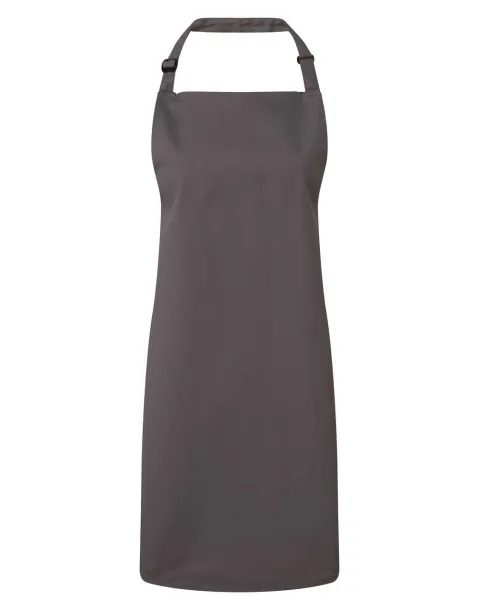  ‘ANTIMICROBIAL’ BIB APRON - Premier Tamno siva