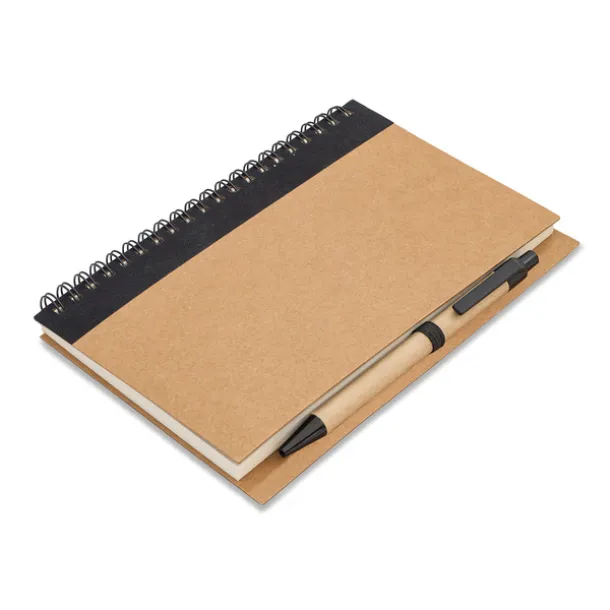 DALVIK notebook with blank pages Black