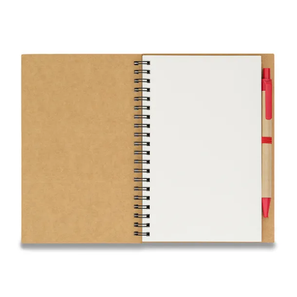 DALVIK notebook with blank pages Red