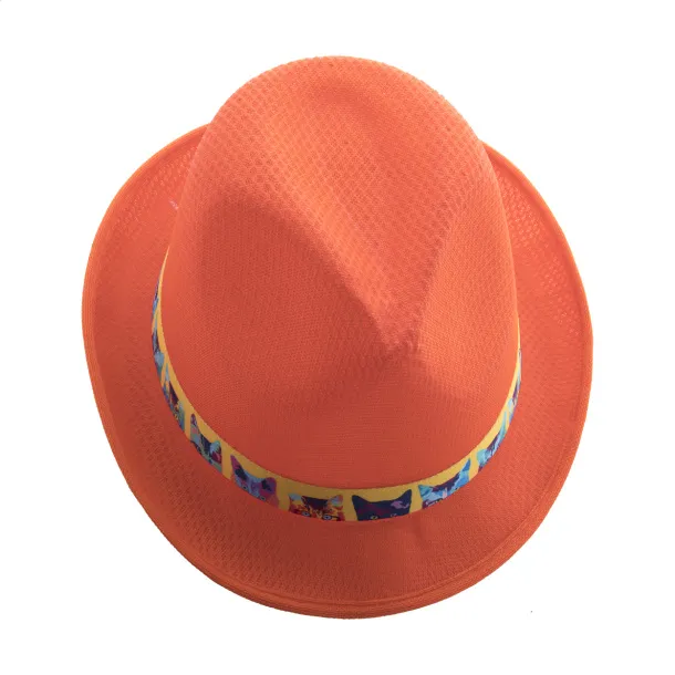 Subrero sublimation band for straw hats White