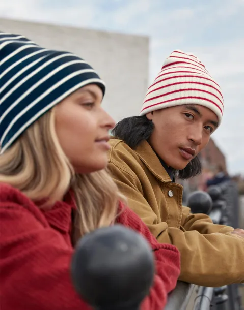  Originalna pletena kapa s prugastim uzorkom i širokim rubom - Beechfield