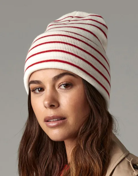  Original Deep Cuffed Striped Beanie - Beechfield