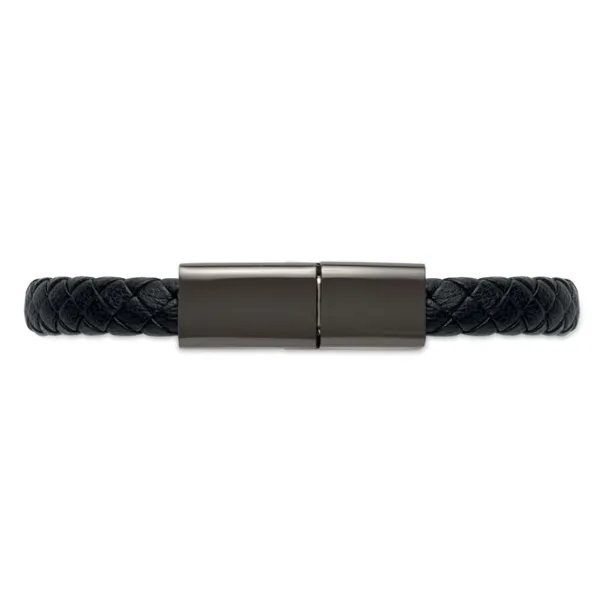 FAULETI CHARGE Braided bracelet cable type-C Black