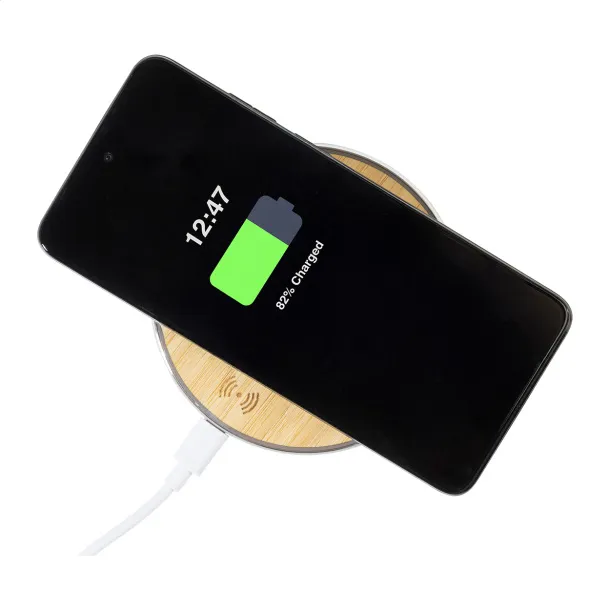 RalooCharge wireless charger Natural Silver