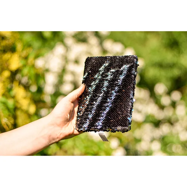 SEQUIN notebook Black