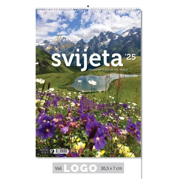  "VRHOVI SVIJETA" color calendar Color