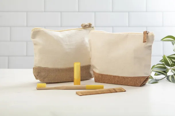 Corbum cosmetic bag Natural