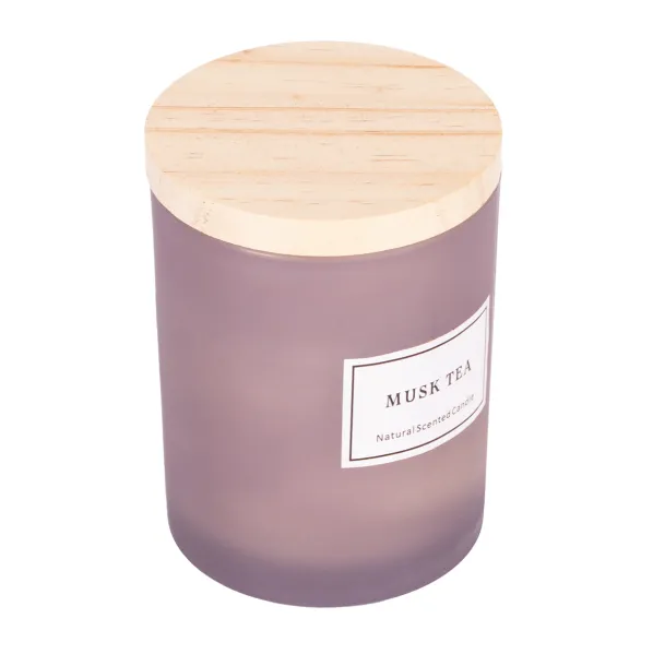 MUSK scented candle Grey