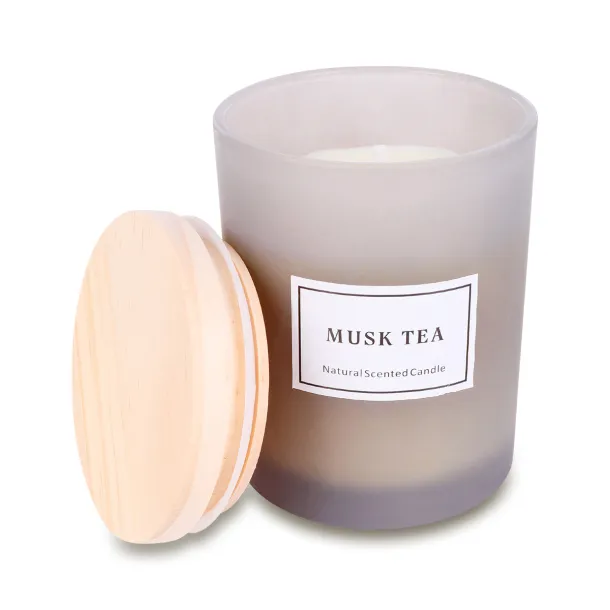 MUSK scented candle Grey