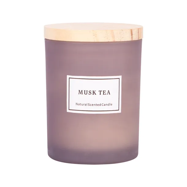 MUSK scented candle Grey