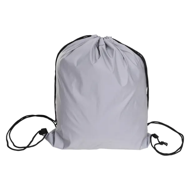 DEVA reflective drawstring backpack Silver