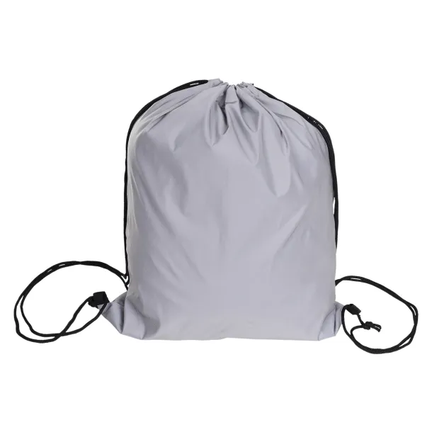 DEVA reflective drawstring backpack Silver