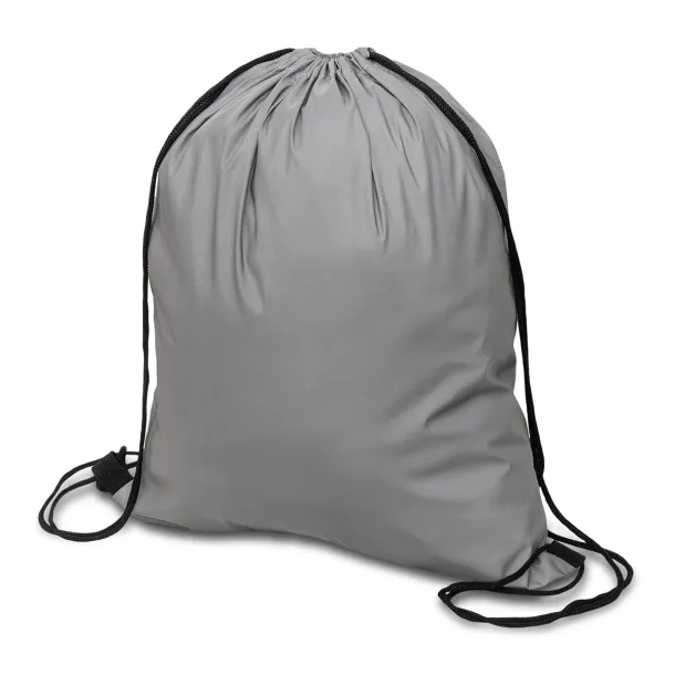 DEVA reflective drawstring backpack Silver