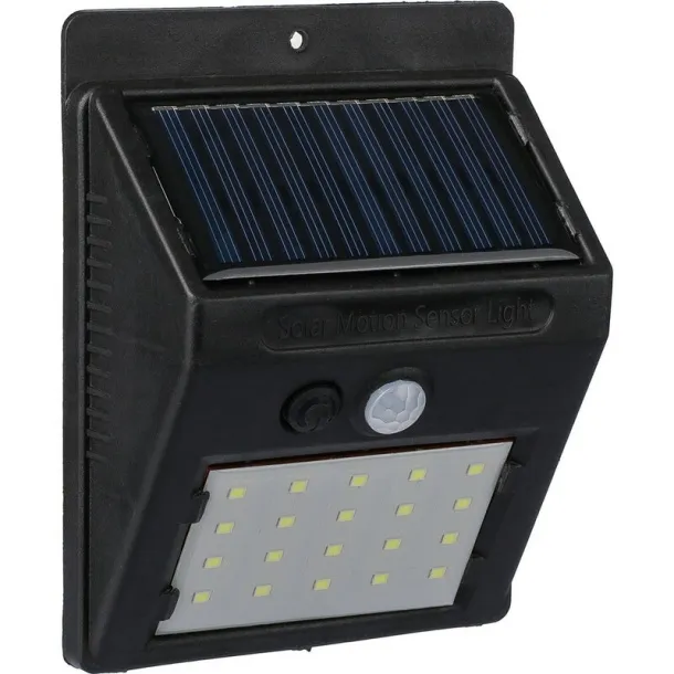  Solar power wall light black