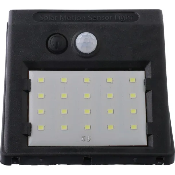  Solar power wall light black
