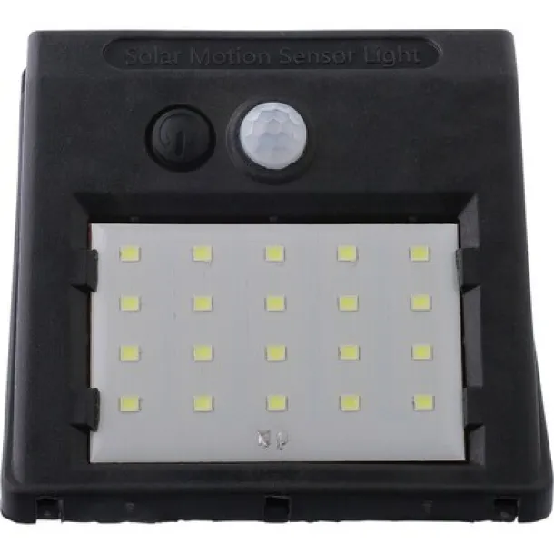  Solar power wall light black