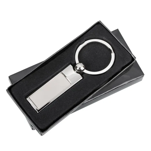 LEGEND metal key ring Silver