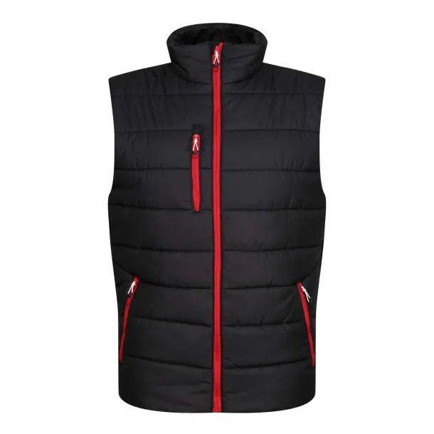 NAVIGATE THERMAL BODYWARMER - Regatta Black Klasična crvena