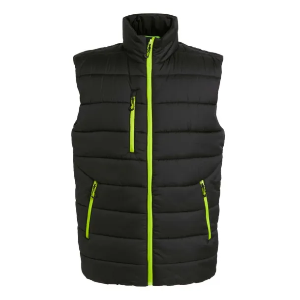 NAVIGATE THERMAL BODYWARMER - Regatta Black Lime Green