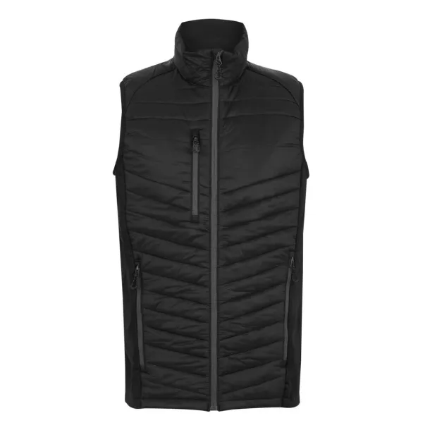 NAVIGATE HYBRID BODYWARMER - Regatta Black Seal Grey