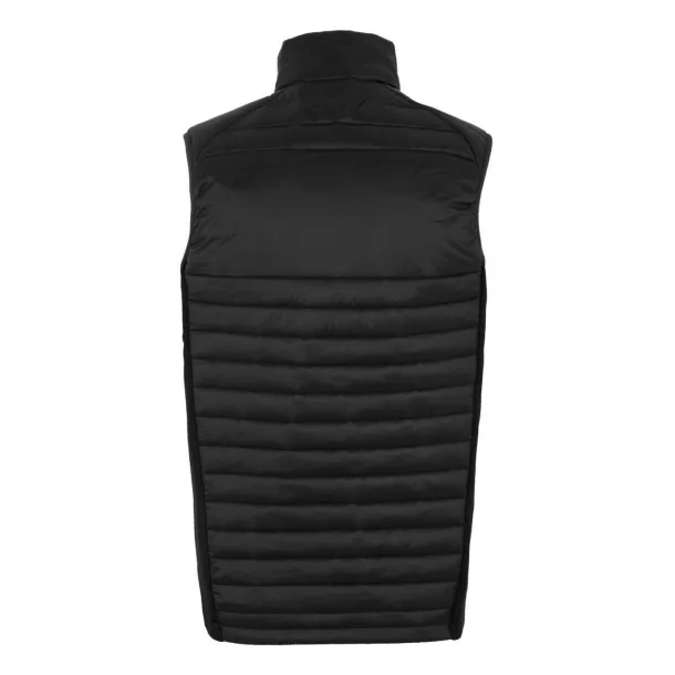 NAVIGATE HYBRID BODYWARMER - Regatta Black Paprika Red