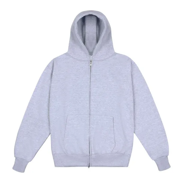 SIGNATURE hoodie s patentnim zatvaračem, 440 g/m2 - Just Hoods Heather Grey