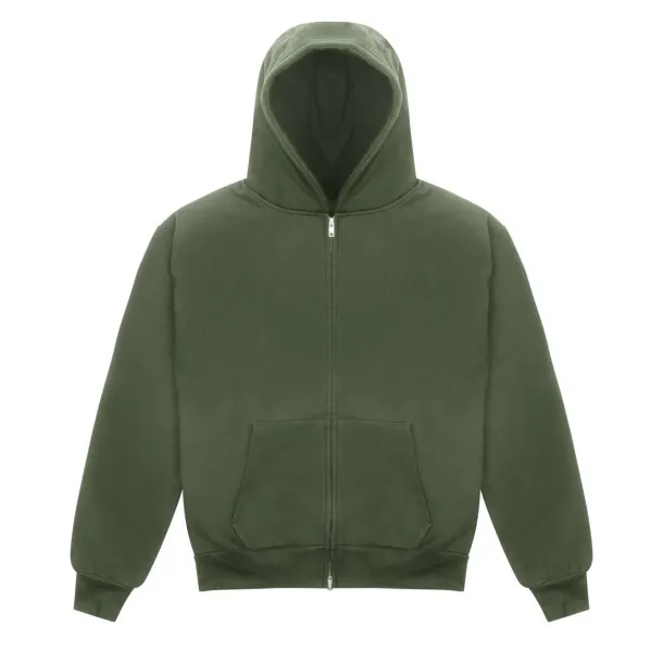 SIGNATURE hoodie s patentnim zatvaračem - Just Hoods Earthy Green