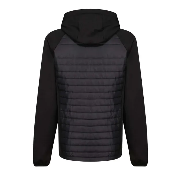 NAVIGATE NAVIGATE HYBRID JACKET - Regatta Black Seal Grey