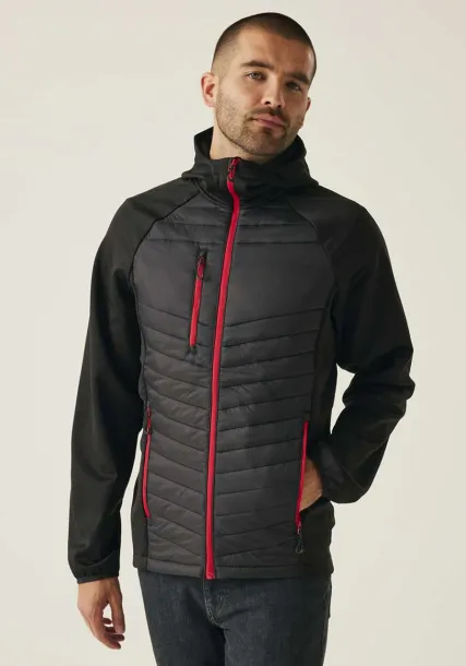 NAVIGATE NAVIGATE HYBRID JACKET - Regatta Navy Seal Grey