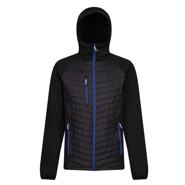 NAVIGATE NAVIGATE HYBRID JACKET - Regatta Black New Royal
