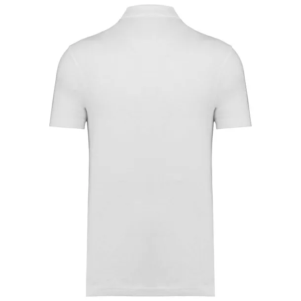  Unisex piqué polo majica - Kariban Bijela