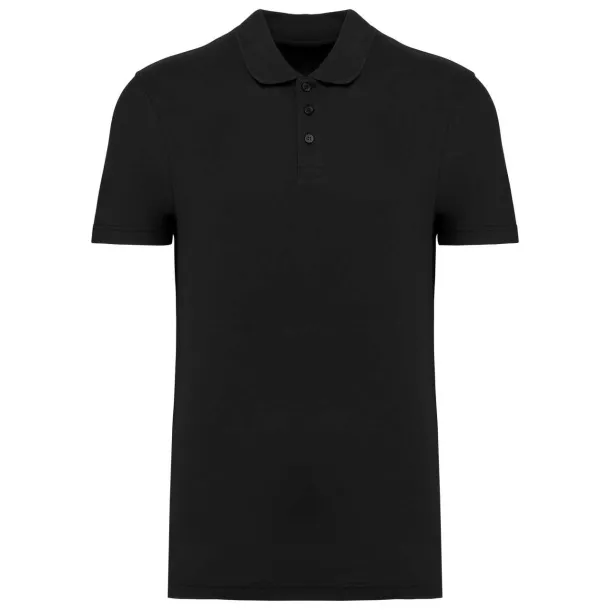  Unisex piqué polo majica, 180 g/m2 - Kariban Crna