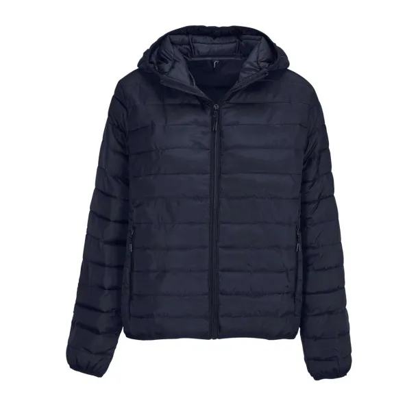 SOL'S STREAM HOODED WOMEN LIGHTWEIGHT HOODED PADDED JACKET - SOL'S French Navy