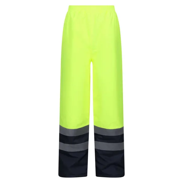  HI VIS INSULATED OVERTROUSER - Regatta Žuta Navy