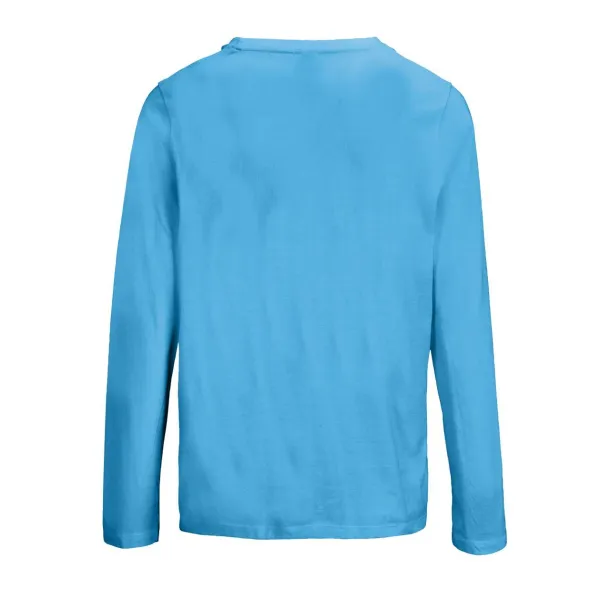 SOL'S MONARCH WOMEN LONG SLEEVE T-SHIRT WITH ROUND NECK - SOL'S Aqua
