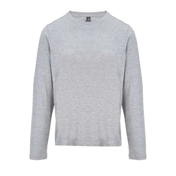 SOL'S MONARCH WOMEN LONG SLEEVE T-SHIRT WITH ROUND NECK - SOL'S Grey Melange