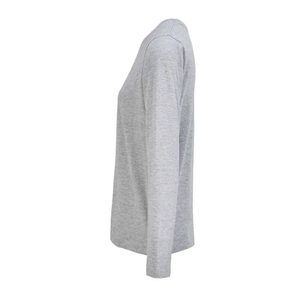 SOL'S MONARCH ženska majica s dugim rukavima, 150 g/m2 - SOL'S Grey Melange